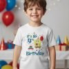 D_651314-MLM107550230018_032026-O.jpg Playera Infantil Bob Esponja Cumpleaños