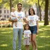 D_658277-MLM94162018127_102025-O.jpg Combo 8 Playeras Y 1 Pañalero Bluey Mamá Papá Hermana Y Bebe