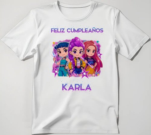 D_659171-MLM89376358472_082025-O.jpg Playera De Huntrix Cumpleaños