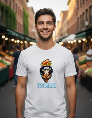 Playera De Naruto Y Kyubi Anime Unisex