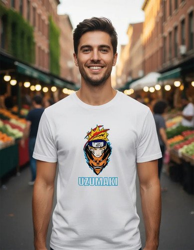 Playera De Naruto Y Kyubi Anime Unisex