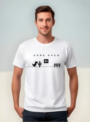D_663971-MLM86822905133_062025-O.jpg Playera Dinosaurio Game Over