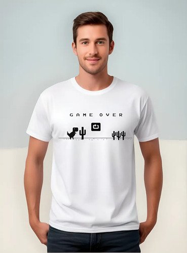 D_663971-MLM86822905133_062025-O.jpg Playera Dinosaurio Game Over