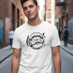 Playera Unisex Labios Y Dólar Imagen Sublime