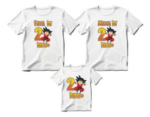 D_667202-MLM108122525175_032026-O.jpg Kit De 3 Playeras De Dragon Ball Cumpleaños Papá Mamá Hijo