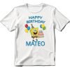 D_668574-MLM108277499689_032026-O.jpg Playera Infantil Bob Esponja Cumpleaños