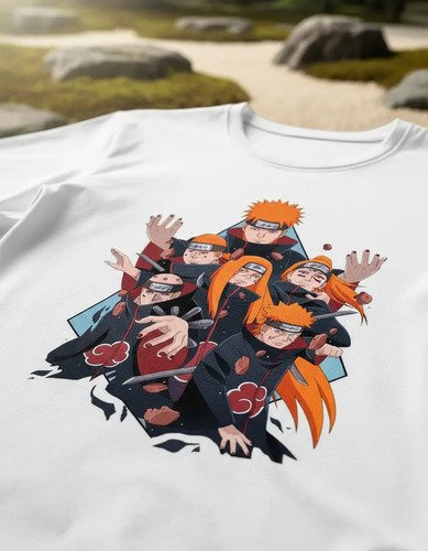 D_671350-MLM93604618537_092025-O.jpg Playera Pain Akatsuki Naruto Unisex