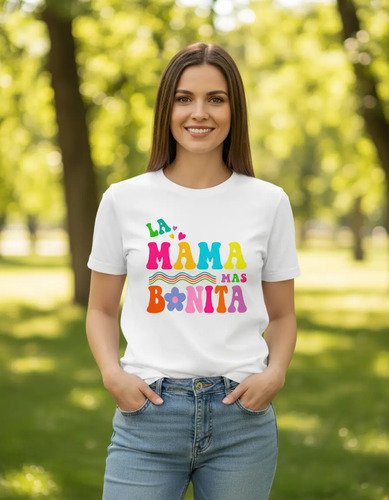 D_671911-MLM95259605073_102025-O.jpg Playera La Mama Mas Bonita