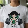 D_673113-MLM92037673128_092025-O.jpg Playera Bellota Gym Mode Chicas Superpoderosas