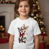 Playera Infantil Navidad Ho Ho Ho