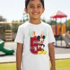 Playera Mickey Mouse Numeros Del 1 Al 10 Cumpleaños Infantil