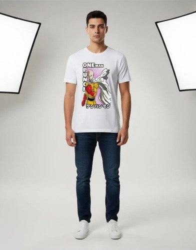 Playera Saitama One-punch Man Anime Unisex