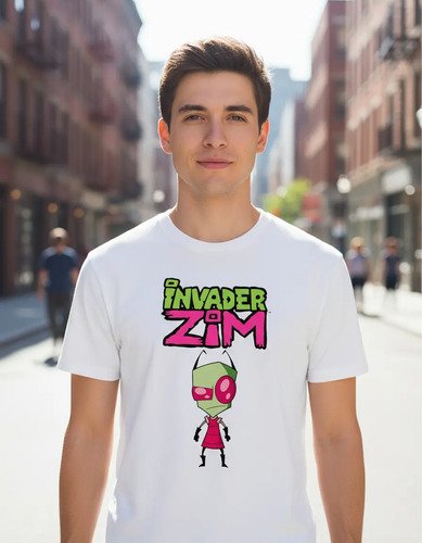 D_680823-MLM94456001380_102025-O.jpg Playera Invasor Zim Unisex Adulto