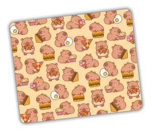 D_681562-MLM92719257864_092025-O.jpg Mouse Pad Capibara Comiendo
