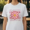 D_682545-MLM92719066506_092025-O.webp Playera Flower Diseño Floral Mujer Estampado Moda Casual