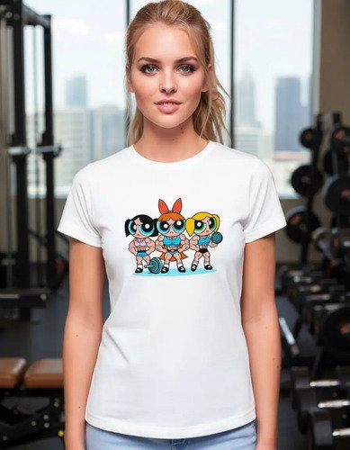 D_683172-MLM93884052264_102025-O.jpg Playera De Las Chicas Superpoderosas Gym