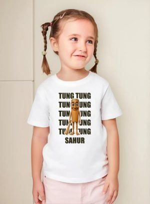 D_683570-MLM88256975776_072025-O.jpg Playera Tung Tung Tung Sahur Infantil