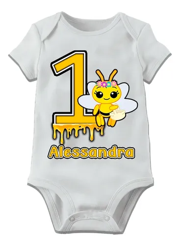 D_686531-MLM83424808308_042025-O.webp Kit De 2 Playeras + 1 Pañalero De Abejita Chiquitita