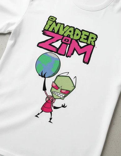 D_688399-MLM94456028242_102025-O.jpg Playera Invasor Zim Unisex Adulto