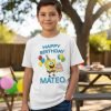 D_692345-MLM107549253014_032026-O.jpg Playera Infantil Bob Esponja Cumpleaños