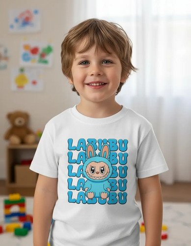 D_694797-MLM93173934570_092025-O.jpg Playera De Labubu Infantil Varios Diseños