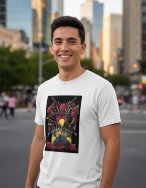 Playera De Deadpool Y Wolverine 3 Unisex
