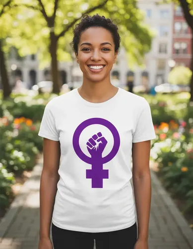 Playera Con El Logo Para 8 De Marzo
