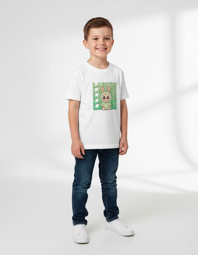 D_701345-MLM93593597299_092025-O.jpg Playera De Labubu Infantil Varios Diseños