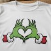Playera Infantil Grinch Corazon Navidad
