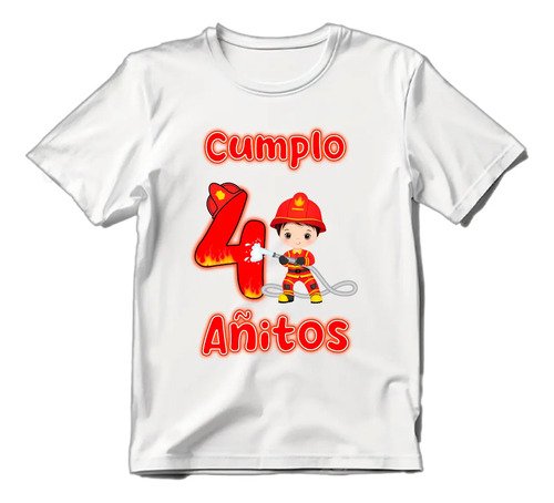 D_706612-MLM84000551196_052025-O.jpg Playera De Cumpleaños De Bomberos