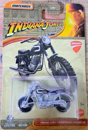 Moto Indiana Jones Ducati Scrambler Matchbox