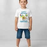 Playera Infantil Bob Esponja Cumpleaños
