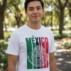 D_715745-MLM93452213938_102025-O.jpg Playera Con Bandera De México Para Dama O Caballero