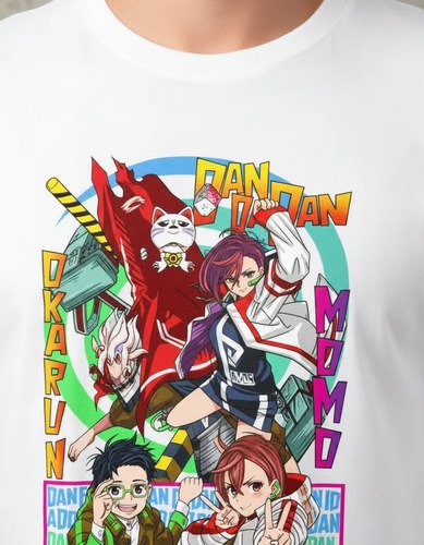 Playera Dan Da Dan Okarun Momo Anime Unisex
