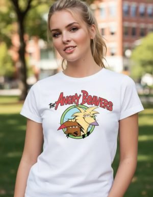 D_718875-MLA107362913717_022026-O.jpg Playera Angry Beavers Castores Cascarrabias Unisex Cartoon