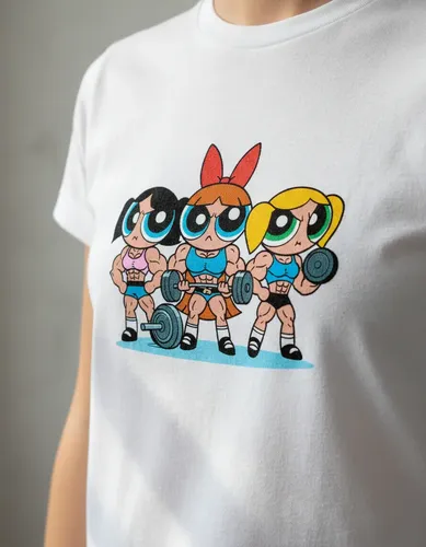 D_721102-MLM93884051402_102025-O.webp Playera De Las Chicas Superpoderosas Gym