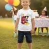 Playera Mickey Mouse Numeros Del 1 Al 10 Cumpleaños Infantil