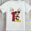 Playera Mickey Mouse Numeros Del 1 Al 10 Cumpleaños Infantil