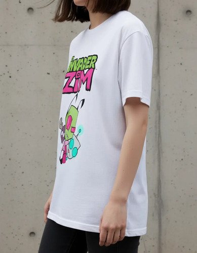 D_724792-MLM94455871650_102025-O.jpg Playera Invasor Zim Unisex Adulto