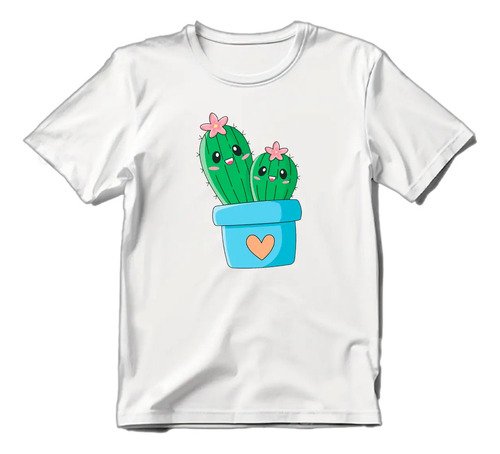 Playera Unisex Imagen Sublime Modelo Cactus Adultos