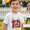 Playera Mickey Mouse Numeros Del 1 Al 10 Cumpleaños Infantil