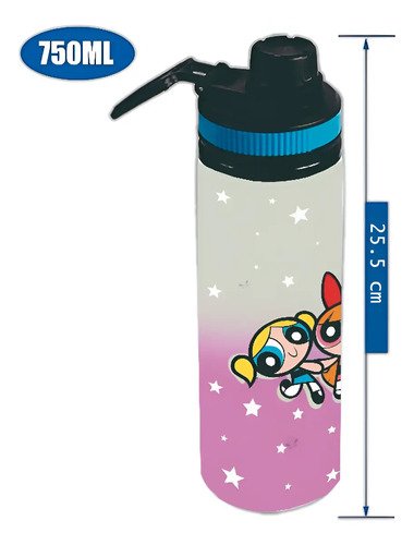 D_729797-MLM88927332547_072025-O.jpg Botella De Agua Aluminio Las Chicas Superpoderosas