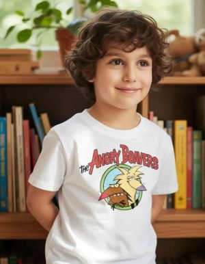D_730166-MLA106936612396_022026-O.jpg Playera Angry Beavers Castores Cascarrabias Infantil Cartoon
