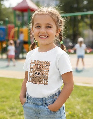 D_731572-MLM93591584537_092025-O.jpg Playera De Labubu Infantil Varios Diseños