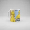 Taza Homero Simpson Mamado En El Espejo Regalo Divertido