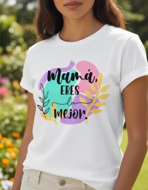 Playera Mamá Eres La Mejor