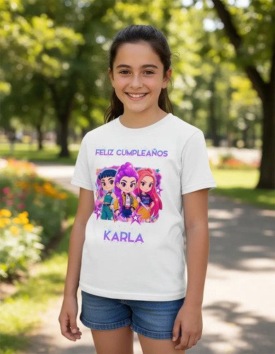 D_735614-MLM93740308171_092025-O.jpg Playera De Huntrix Cumpleaños