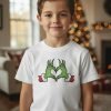 Playera Infantil Grinch Corazon Navidad