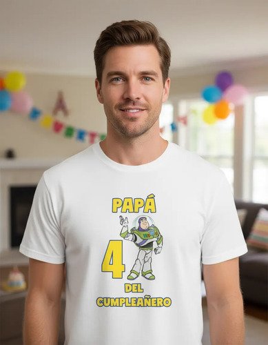 D_736541-MLM94811778199_102025-O.jpg Combo 2 Playeras Unisex Y 1 Playera Infantil Buzz Lightyear