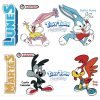 Pack 80 Plantillas Tazas Y Playeras Looney Tunes